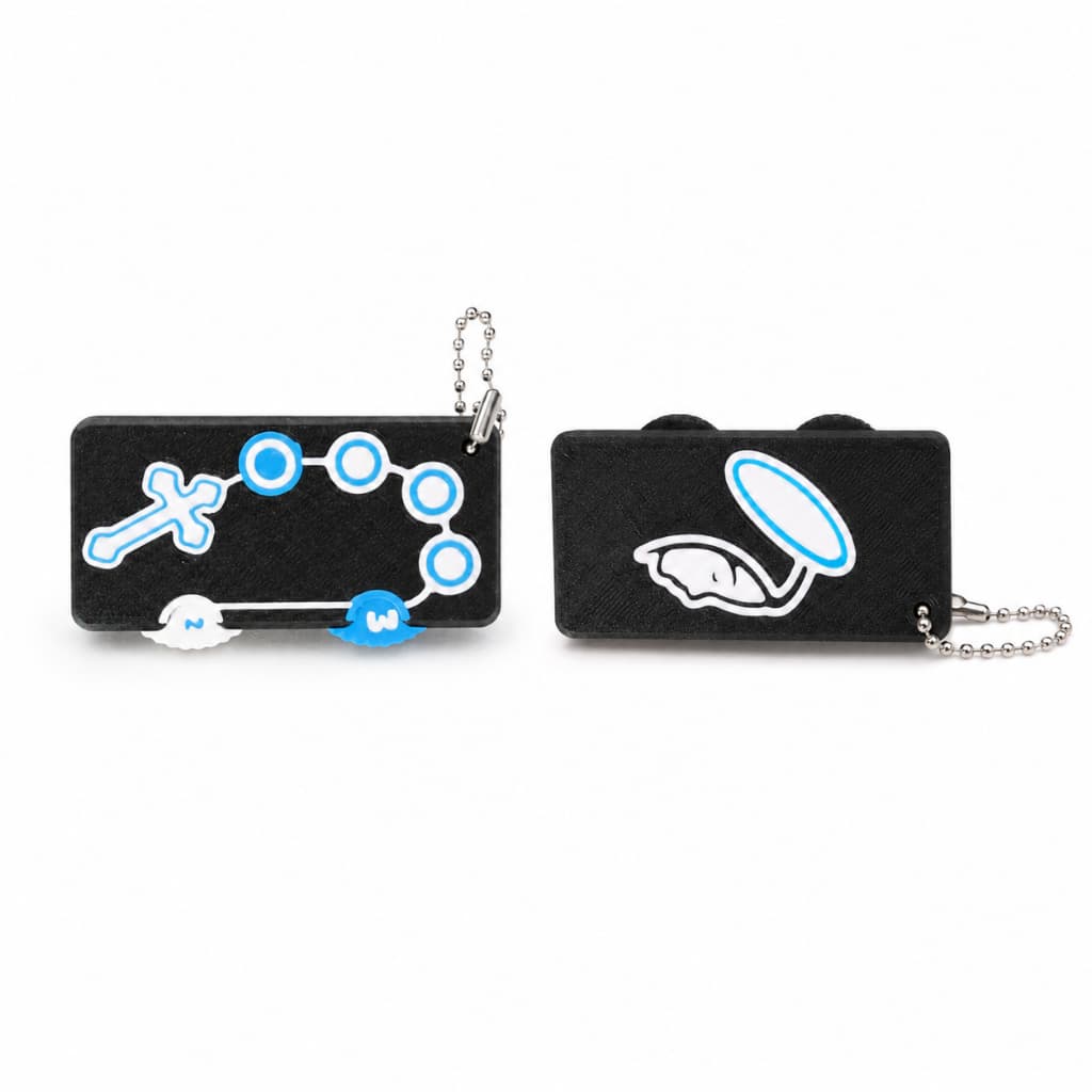 Terço Portátil de Bolso com Chaveiro Católico para Oração e Presente Religioso