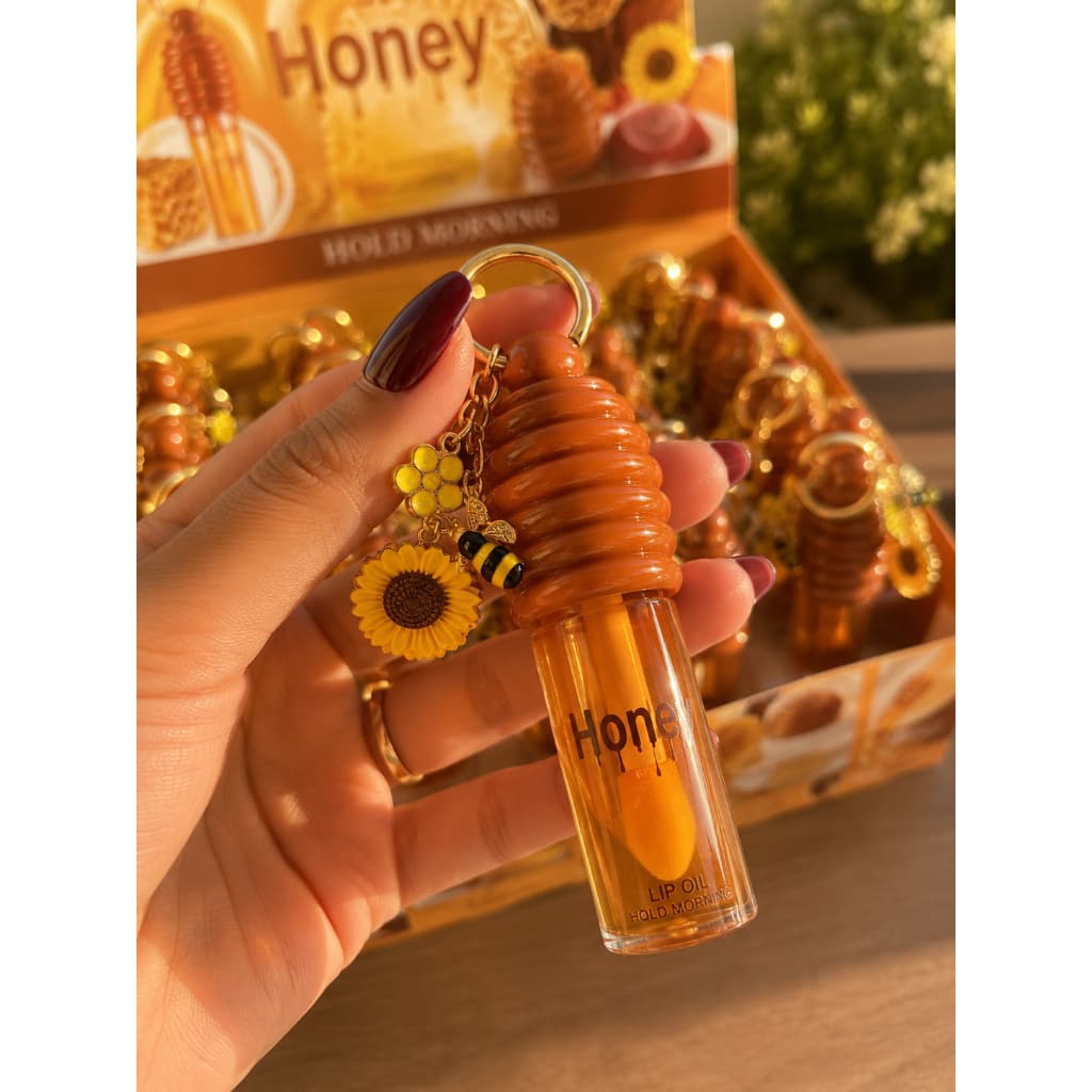 Gloss Lip Oil Mel Honey Hold Morning Hidratante Labial Brilho Labial Girassol