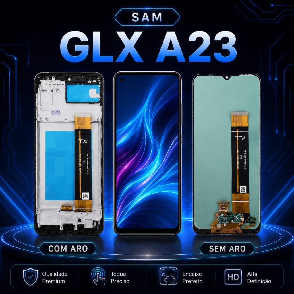 Tela LCD Compatível com Galaxy A23 A13 M23 M33 M13, Cores Vivas, Encaixe Perfeito e Toque Sensível