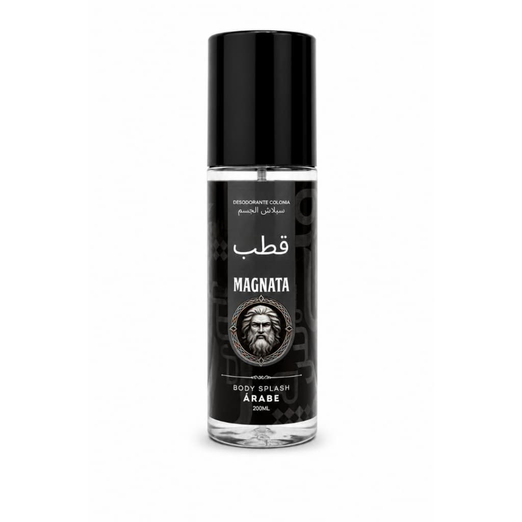 Body Splash Árabe Magnata Masculino 200ml | Perfume Oriental Amadeirado • Elegante • Alta Fixação
