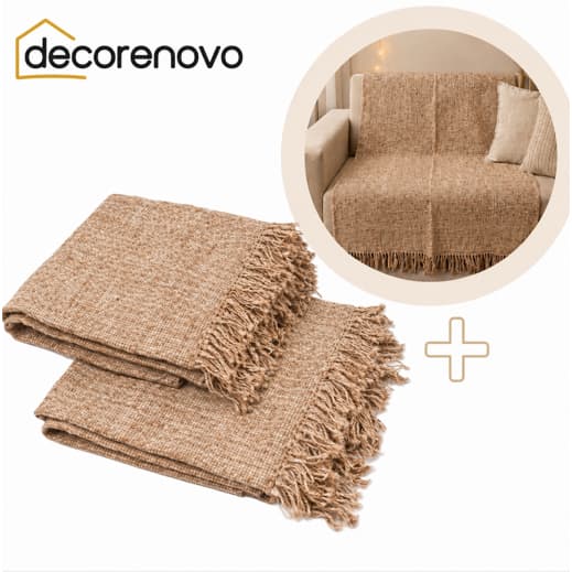 Kit 2 Mantas Para Sofá Gigante 2,10x1,20 Tipo Capa Protetora Decorativo Sala Luxo