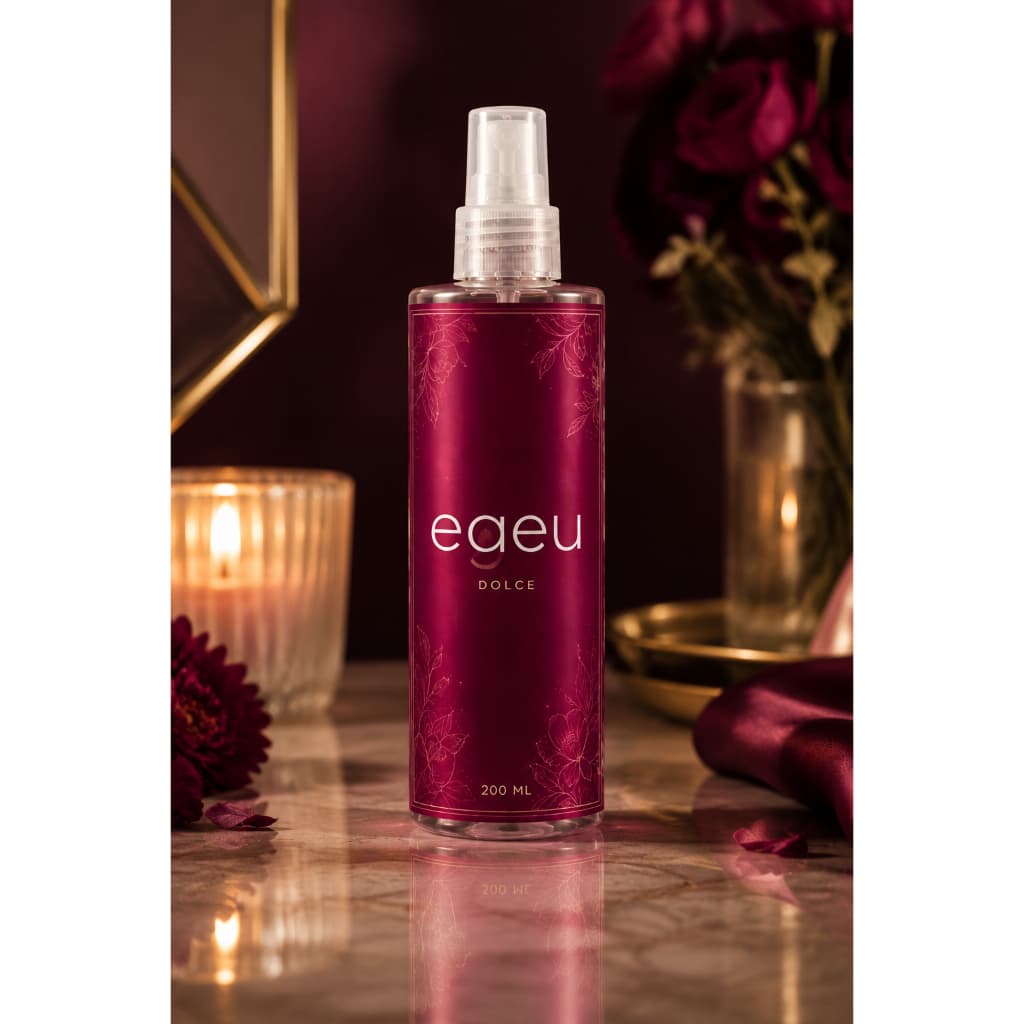 Kit ate 3 Body Splash Feminino Egeu Dulce 200ml - Perfume Corporal