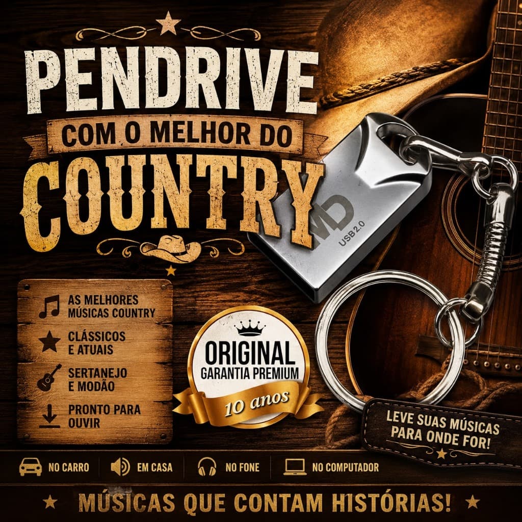 Pen Drive Chaveiro Metálico USB 2.0, 8GB