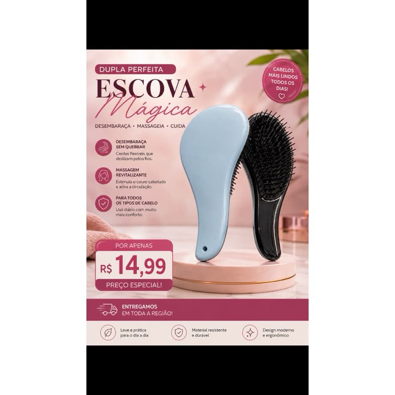 escova mágica