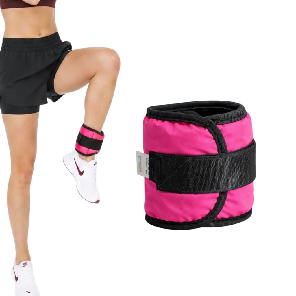 Caneleira Fitness Peso Academia Tornozeleira de Exercícios Musculação Velcro Reforçado