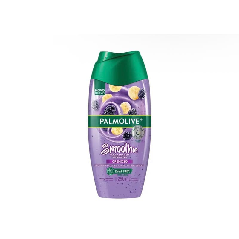 Sabonete Líquido Corporal Palmolive Smoothie Cremoso Frutas Vermelhas, Banana e Iogurte 250ml