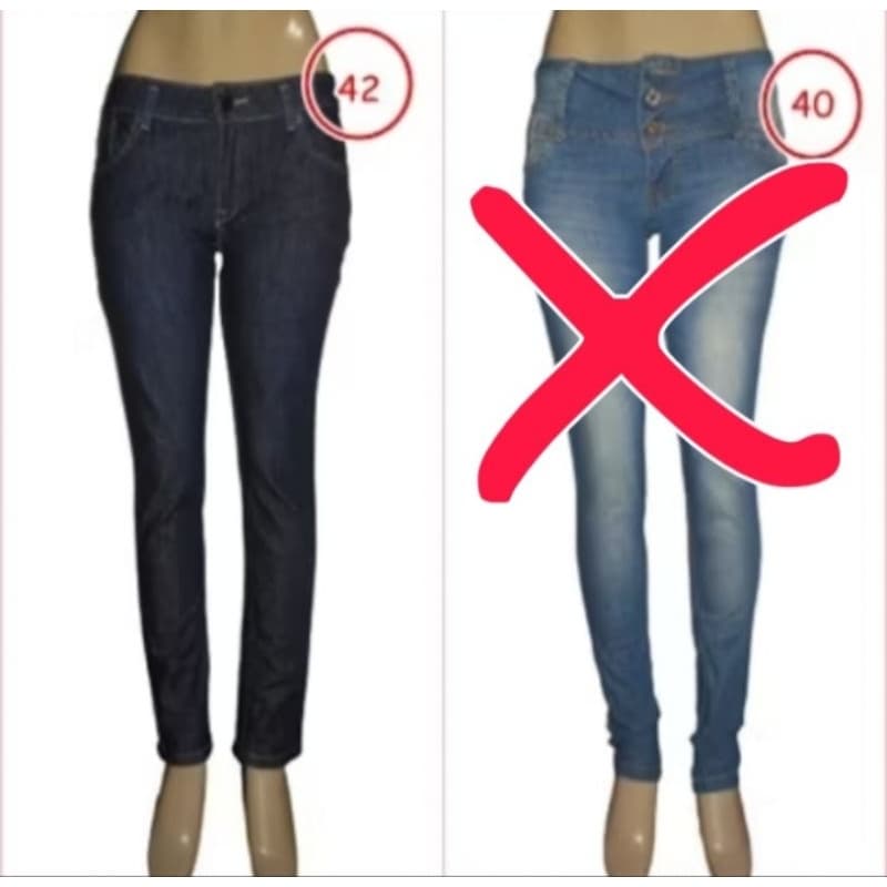 calças jeans feminina brechó - calça feminina - calça
