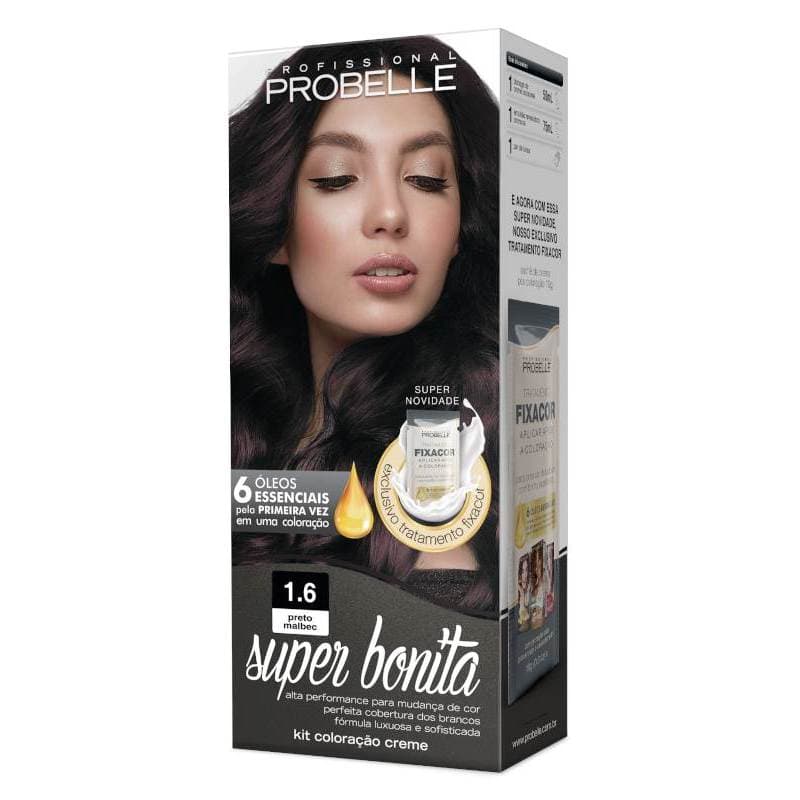 Coloração Super Bonita Preto Malbec 1.6 Probelle