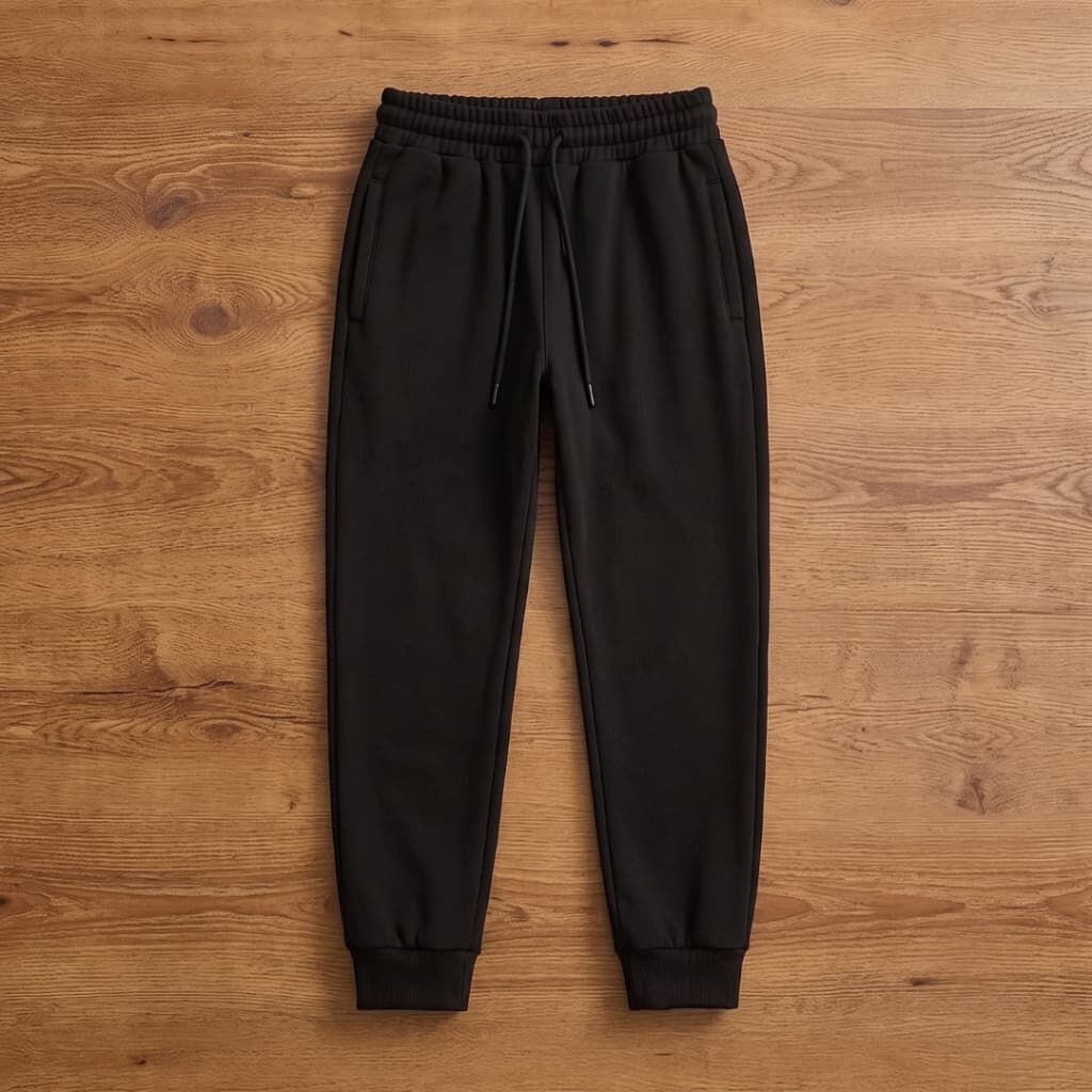 Calça Jogger Feminina Cintura Ajustável Moletom Premium Forrado -Casual