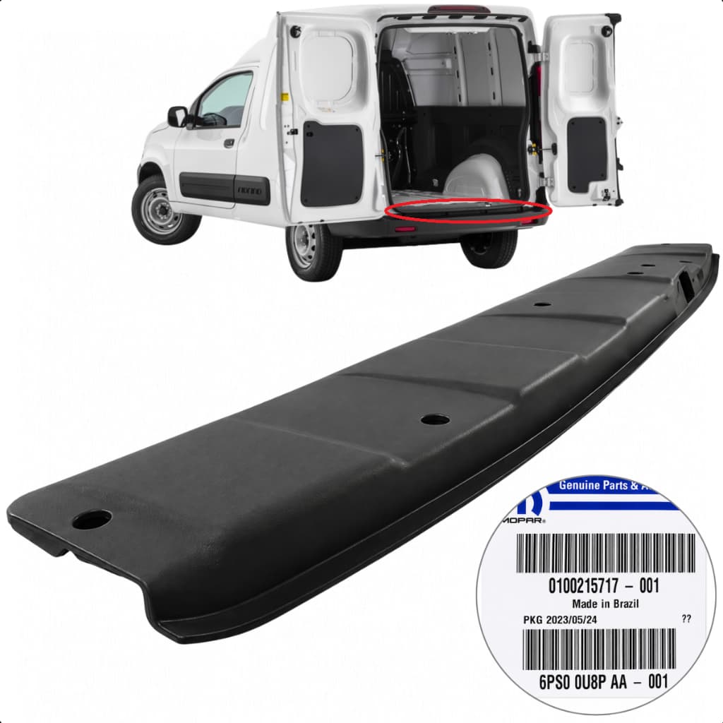 Moldura Soleira Baú Nova Fiorino 2011 A 2025 Original Fiat Mopar 100215717