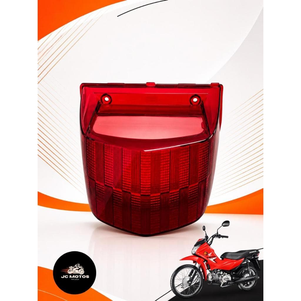 LENTE LANTERNA POP 110 2015/2025 VERMELHA