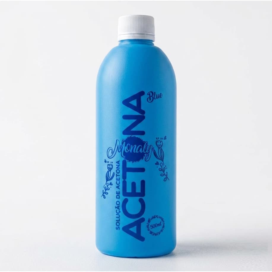 Acetona para Unhas Monaly 500ml Musa | Removedor de Esmalte Manicure Pedicure Salão