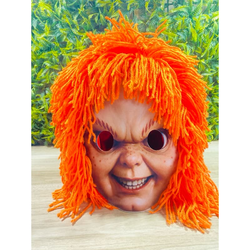 máscara hallowen chucky fantasia hallowen