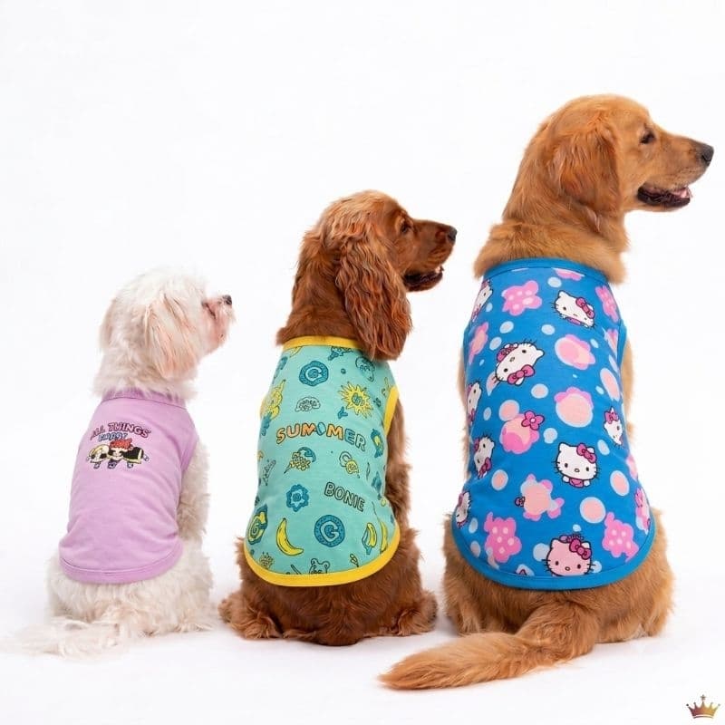 Regata pet verão para macho e fêmea/Regata pet macho e fêmea