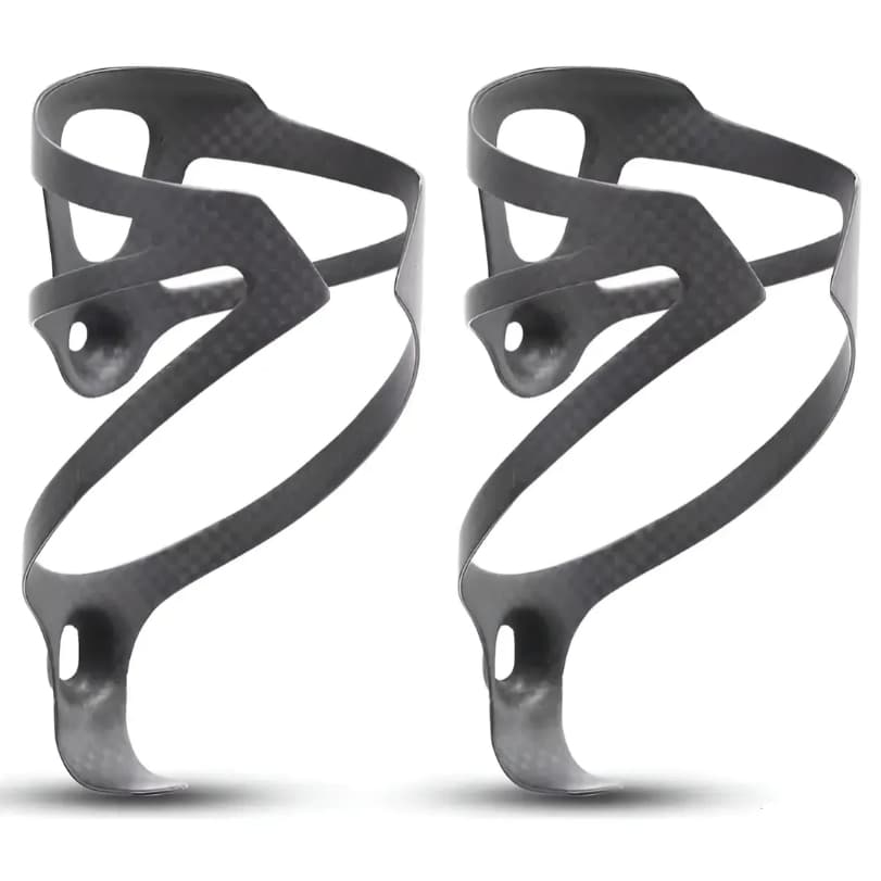 Par Suporte Caramanhola Carbono 3K Ultra Leve 17g Kit 2 Unidades Bike