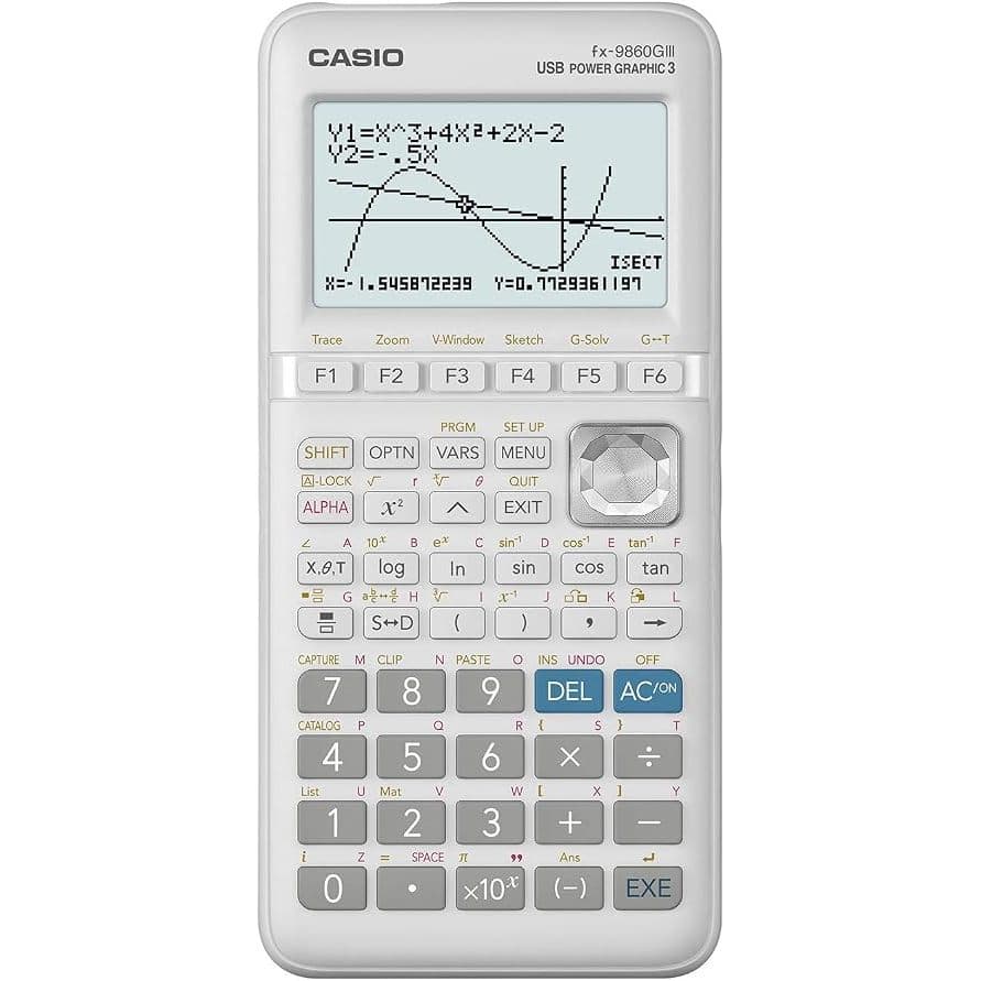 Calculadora Gráfica Casio Fx-9860giii c/2.900 funções - Branca