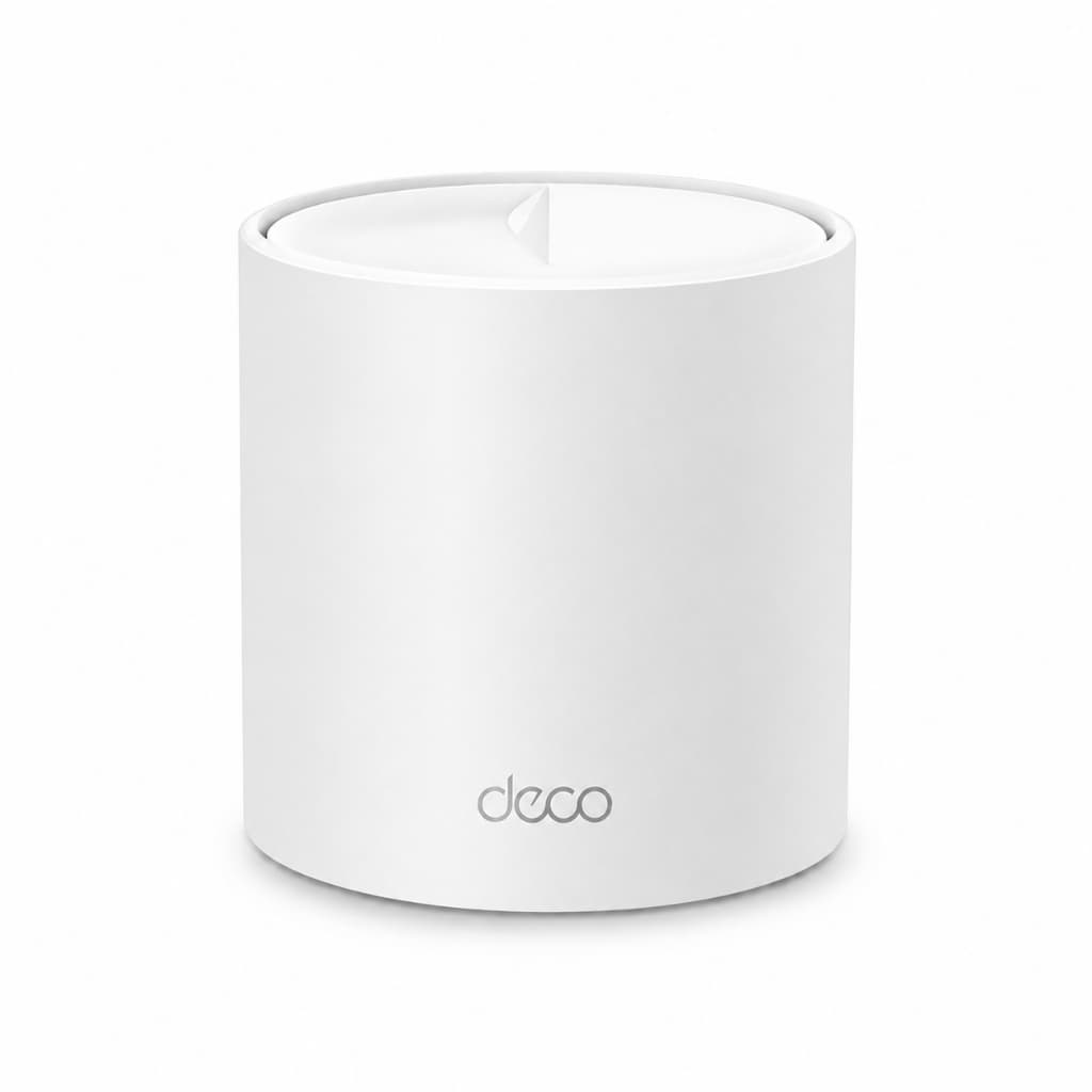 Roteador WiFi 6 Mesh Deco x10, Gigabit Dual-Band AC1500 TP-Link - Controle dos Pais Fácil Instalação