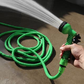Mangueira de Água Mágica 7 Modos de Jato para Irrigação de Jardim e Lavagem de Carro 30M  Flexível