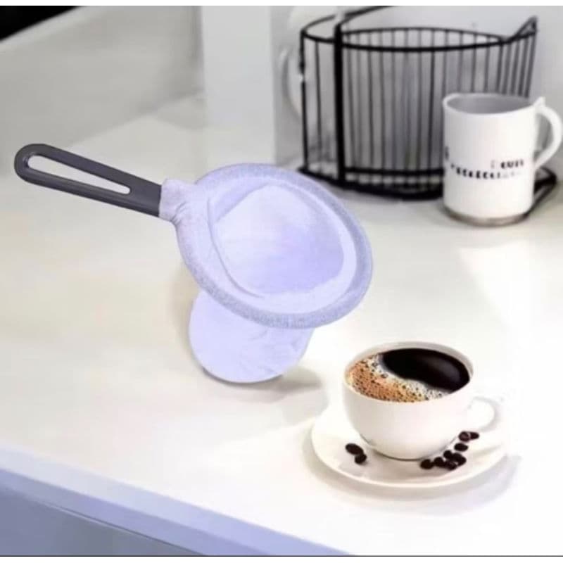 Coador de Café de Pano Reutilizável e Sustentável para Uso Diário