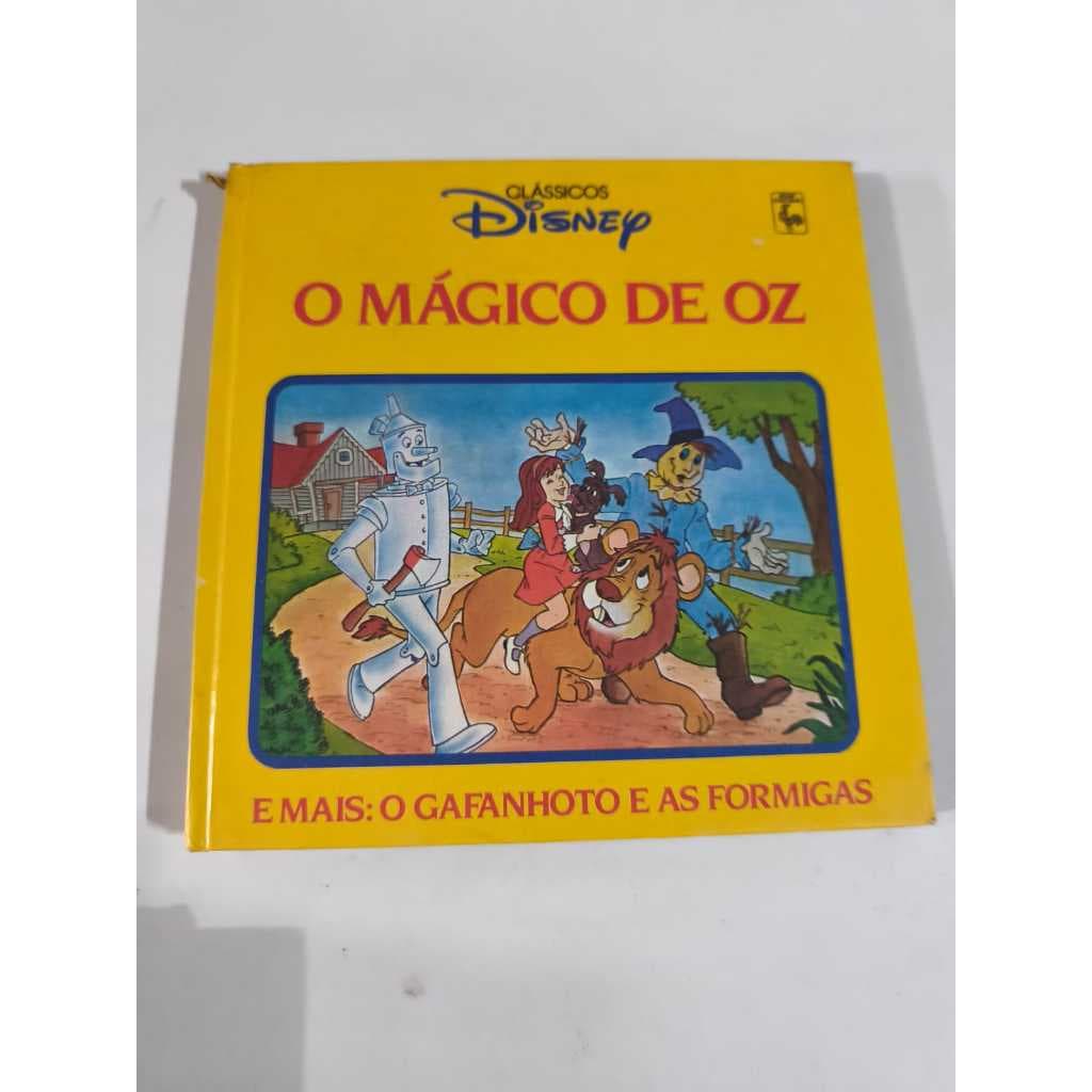 Livros Clássicos Disney Capa Dura Anos 80/90, O Mágico de Oz, Pedro e o Lobo