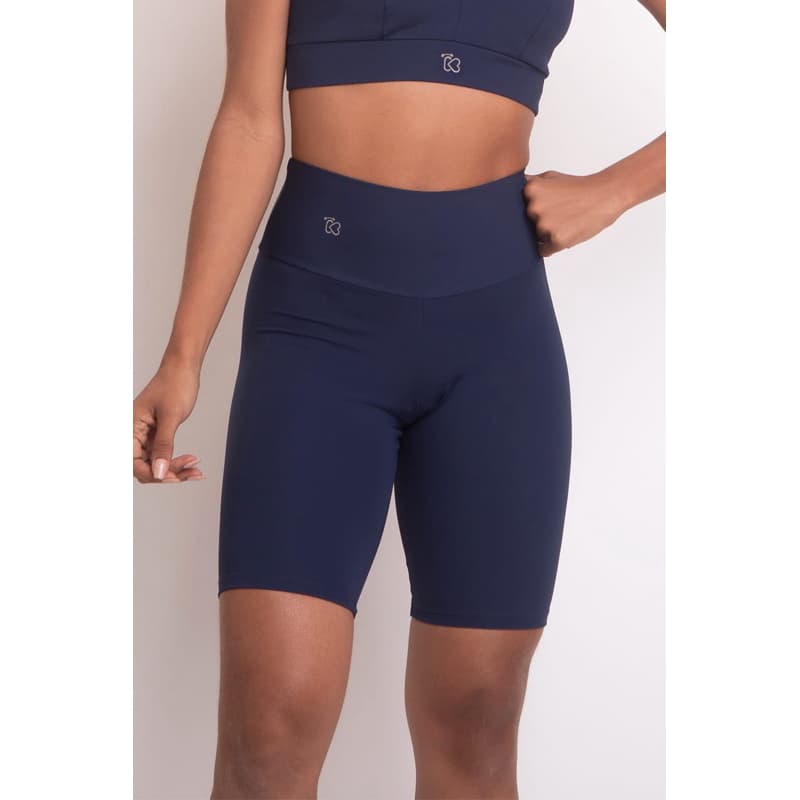 Short Ciclista Feminino Fitness Kallifon em Poliamida