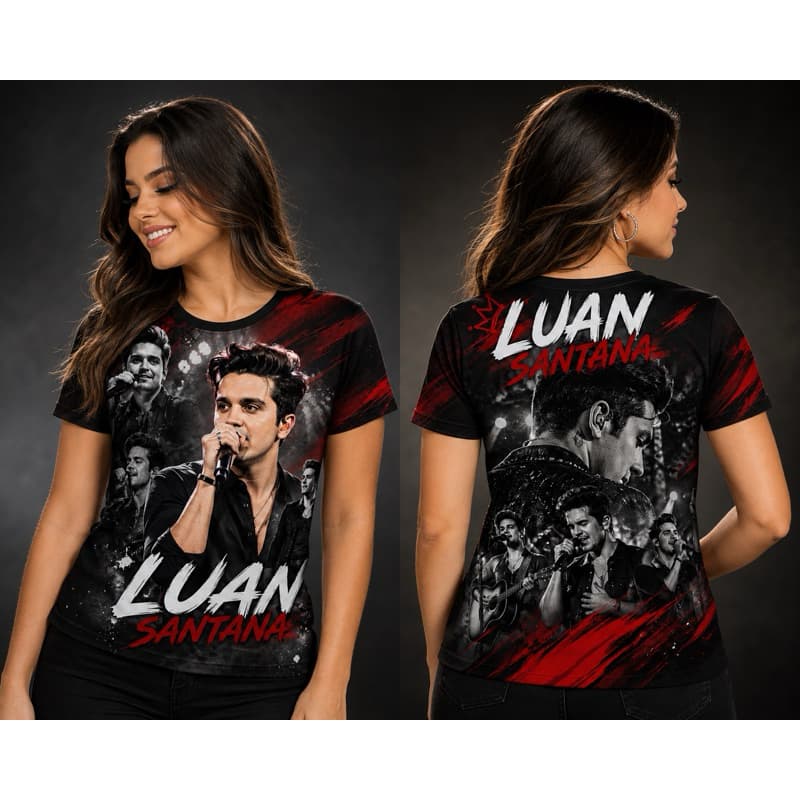 camisa Luan Santana baby look