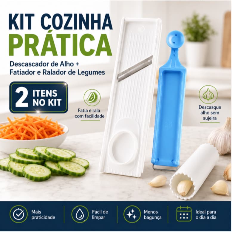 KIT 4 EM 1 DESCASCADOR + BOLEADOR + FATIADOR + RALADOR DE BRINDE + DESCASCADOR DE ALHO EM SILICONE – SEM CHEIRO NAS MÃOS