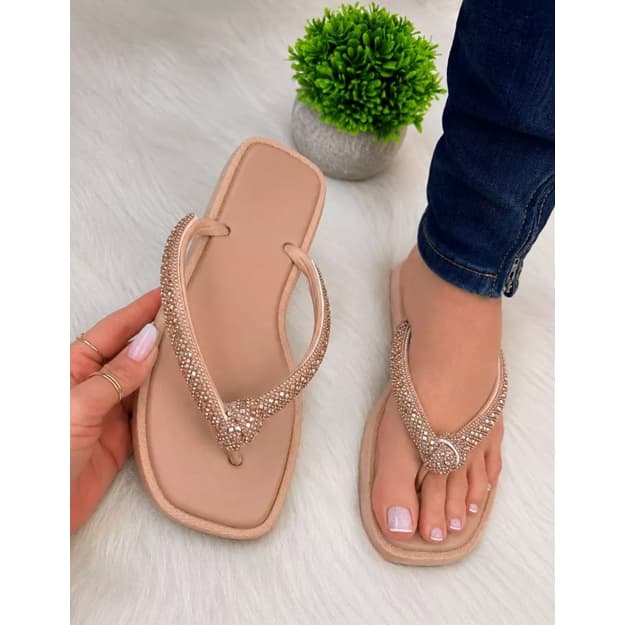 Chinelo feminino NO STRASS verão 2025