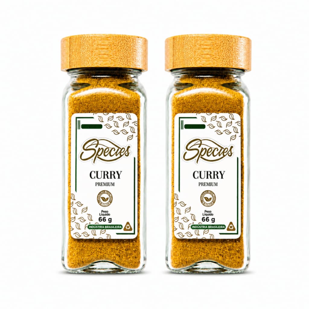 Kit 2 Curry Species 66g – Sabor e Aroma para suas Receitas