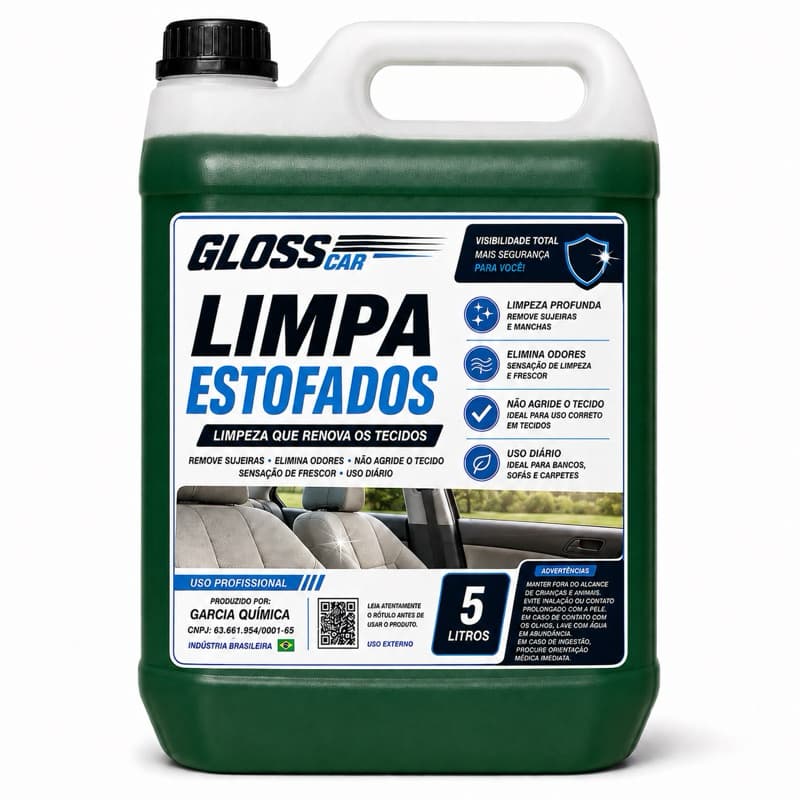 Limpa Estofados e Carpetes Concentrado 1:10 Limpa Sofá Tapete Banco Carro