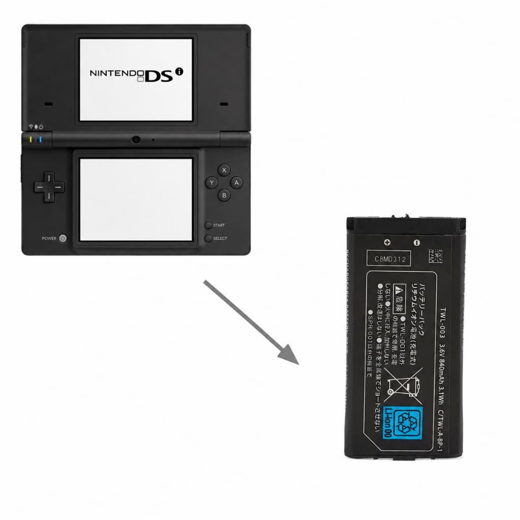 Bateria Interna para Nintendo DSi Console