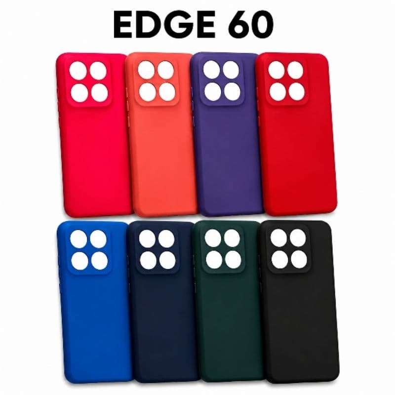 Capa capinha case silicone aveludada Moto EDGE 60