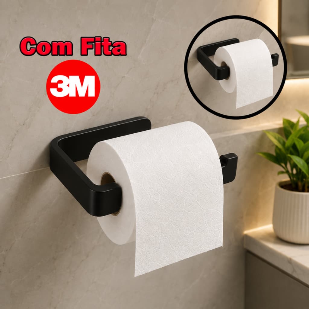 suporte papel higiênico para banheiro rolo Papéis adesivo