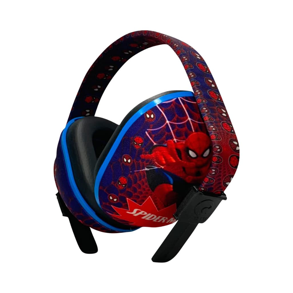 Abafador De Ruídos Homem Aranha Infantil Criança Ajustável Confortável Estampa Protetor Auricular