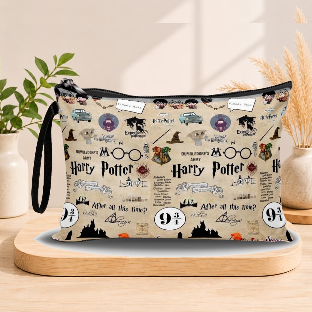 Necessaire Harr Bruxo Magia Organizadora Make Pinceis Remedios Kit Higiene Pessoal Faculdade Presente