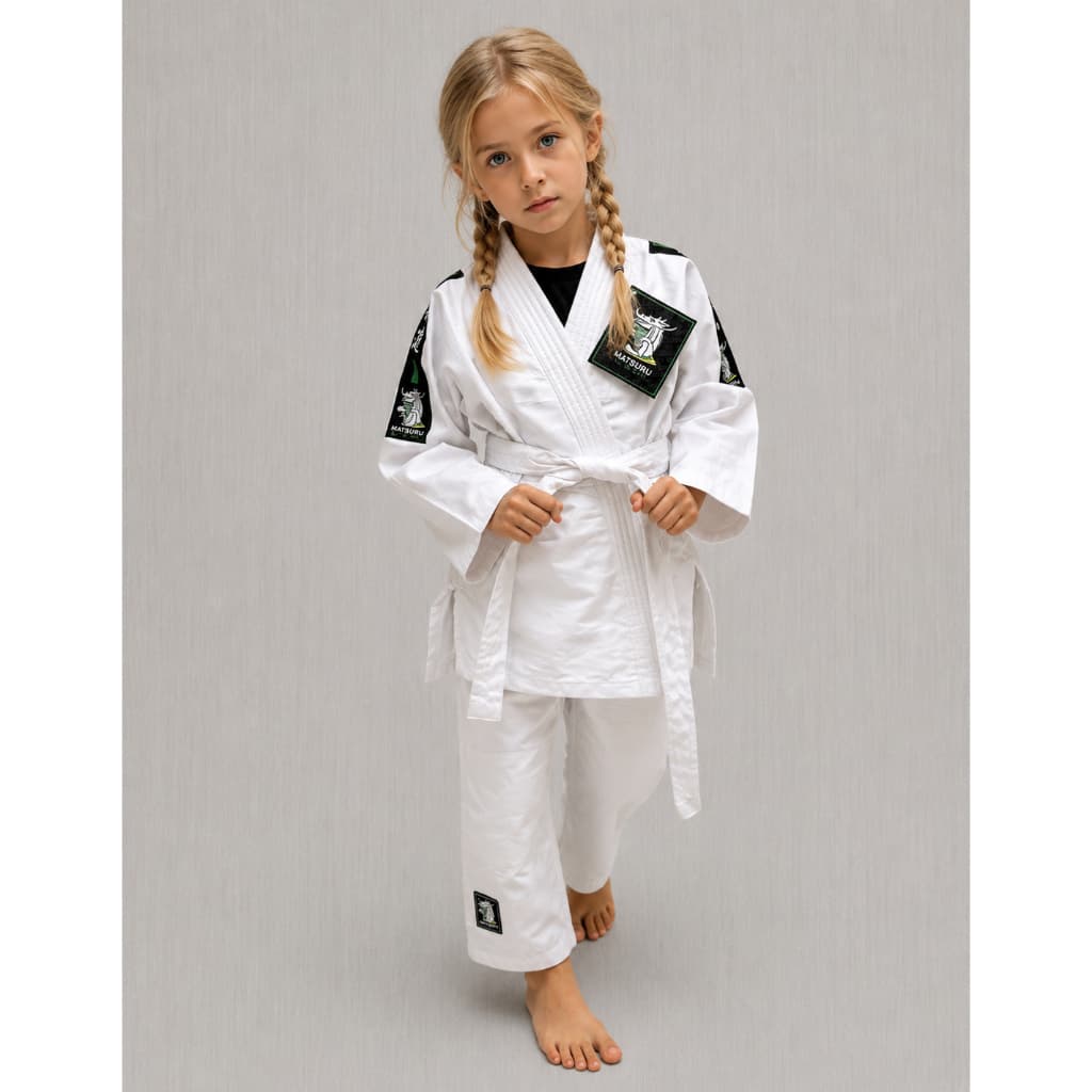 Kimono start Infantil Jiu-Jitsu / Judô Original Matsuru – Uniforme Artes Marciais + Faixa de brinde
