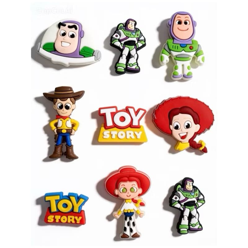 Pins Bottons Emborrachados Para Babuche Divertidos Personagens TOY STORY