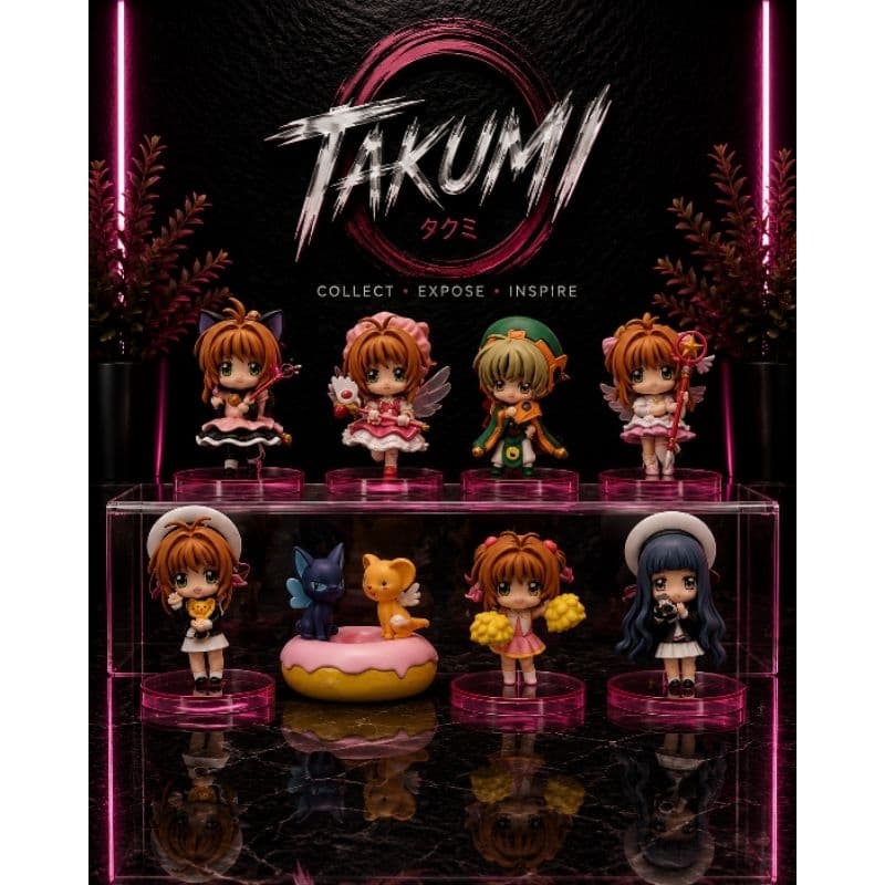 Figure Sakura Card Captors 5-7cm Miniatura Anime Personagens