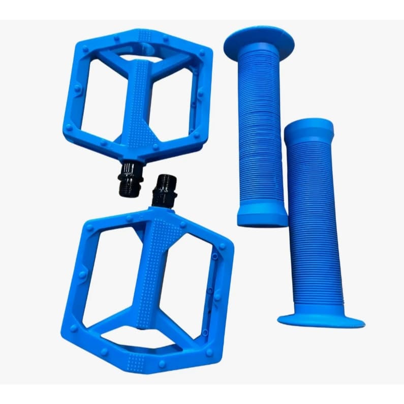 Kit Pedal Pedal Ride 9/16 + Manopla Gta Bmx,bike,grau