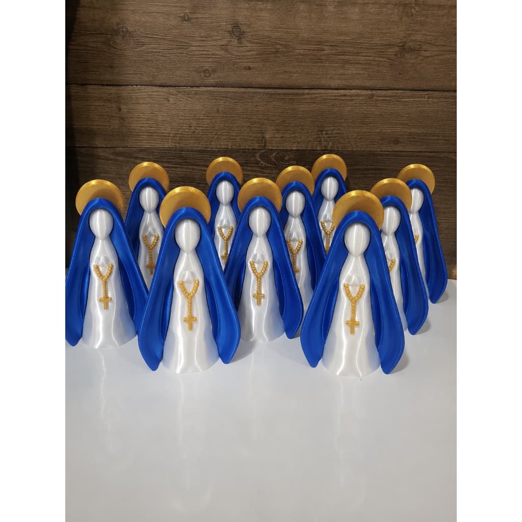 Kit com 15 mini Nossa Senhora | santinha | Lembrancinha para Batizado, Maternidade, casamento, chá bebe