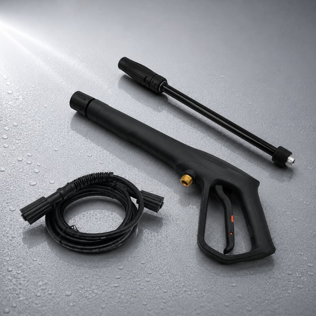 Kit Pistola Bico Leque Mangueira Nylon 20m Dobb para Lavadora