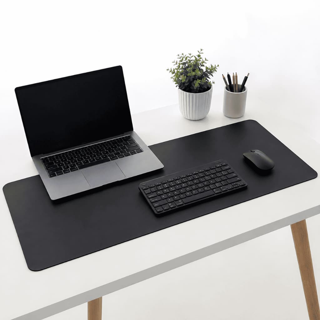 Mouse Pad Desk Pad Gamer Grande Couro Ecológico Antiderrapante Qualidade Liso Ergonômico