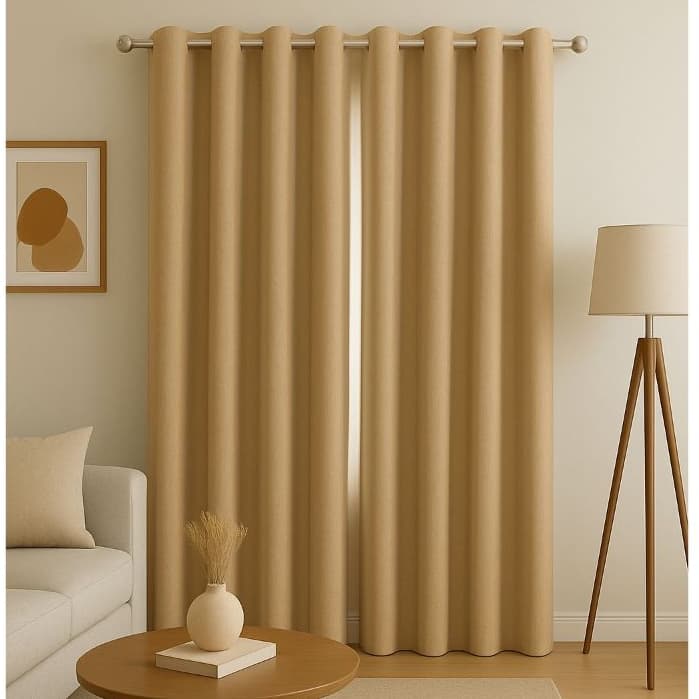 Cortina Lisa Oxford Idealle 2,80X2,50 alt Cortina em Tecido Liso , Basica E Prática para Sala, Quarto Decorativa