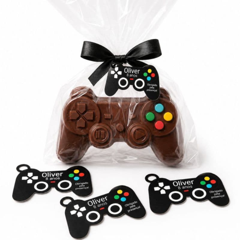 Tag de pendurar Aplique Lembrancinha Personalizados Festa controle videogame game jogo joguinho manete joystick fire