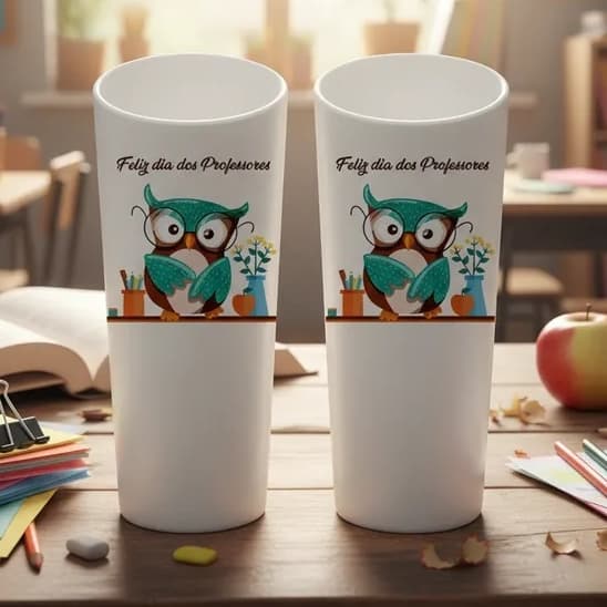 20 Copo Long Drink Professores, Dia Das Crianças, Funcionário Públic, Novembro Azul-Feliz Natal, Ano Novo, Festa Junina