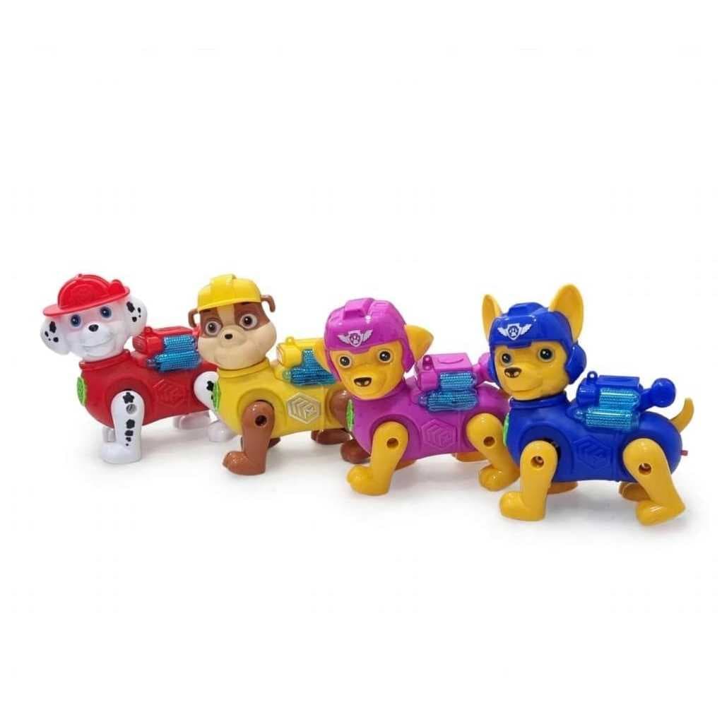 Brinquedo Patrulha Canina Robô Com Luz Som e Movimento