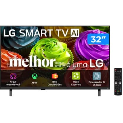 TV 32P LG SMART AI HD 32LB650BPSA