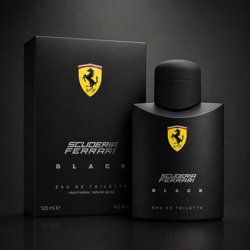 Perfume Scuderia Ferrari Black Eau de Toilette Masculino 125ml