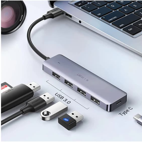 Hub USB-C com Saída HDMI 4K para Imagens de Alta Definição