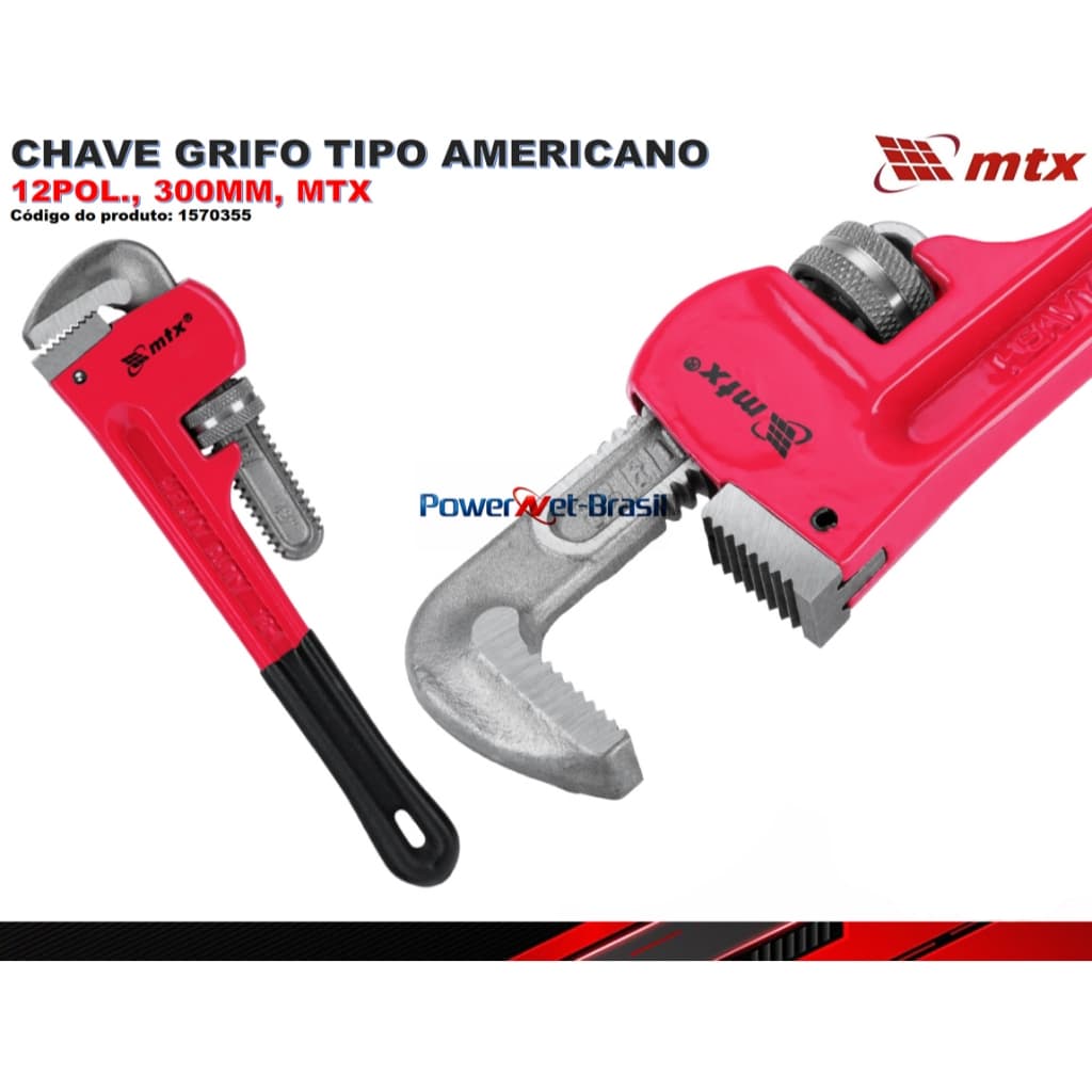CHAVE GRIFO TIPO AMERICANO - MTX